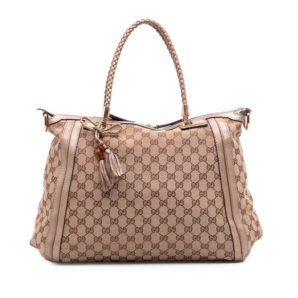 Pre-Loved Gucci GG Canvas Bella Convertible Tote - Picture 1 of 12